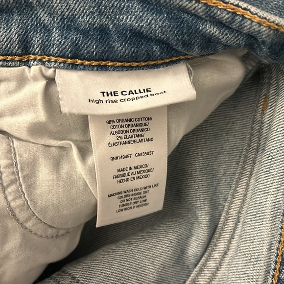 Joe’s Jeans “The Callie” High Rise Cropped Boot Jeans Size 27 - Picture 3 of 5